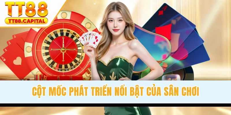 Cột mốc phát triển nổi bật của sân chơi